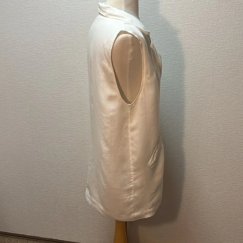 Free People Sleeveless White Button-Up - Picture 9 of 13